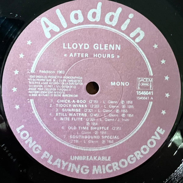 Lloyd Glenn - After Hours (Vinyl, LP, Compilation, Reissue, Mono) Very Good (VG) / Very Good Plus (VG+)