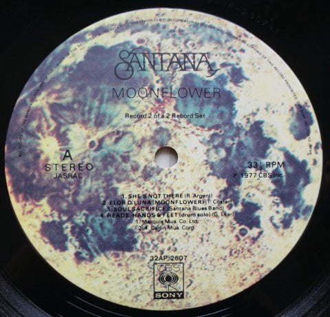 Santana - Moonflower (2xVinyl, LP, Album, Reissue) Very Good (VG) / Very Good (VG)
