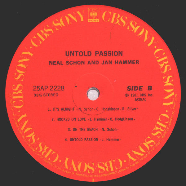 Schon & Hammer - Untold Passion (Vinyl, LP, Album)