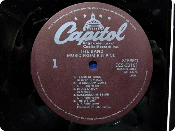 The Band - Music From Big Pink (Vinyl, LP, Album, Reissue, Stereo)