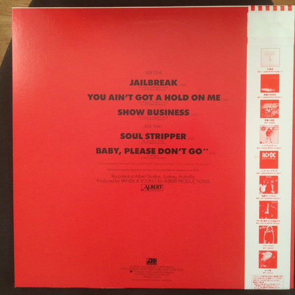 AC/DC - '74 Jailbreak (Vinyl, LP, Album, Compilation, Stereo) Near Mint (NM or M-) / Very Good Plus (VG+)
