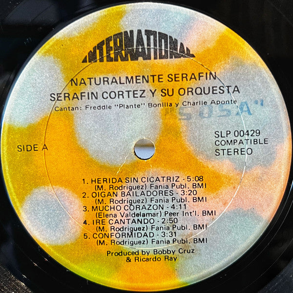 Serafin Cortez Y Su Orquesta - Naturalmente Serafin (Vinyl, LP, Album) Very Good Plus (VG+) / Very Good Plus (VG+)