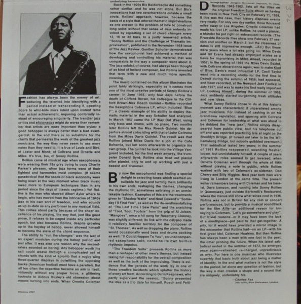 Sonny Rollins - The Freedom Suite Plus (Vinyl, Vinyl, All Media, LP...