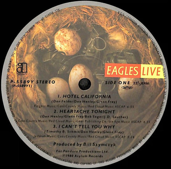 Eagles - Eagles Live (Vinyl, LP, Album, Stereo)