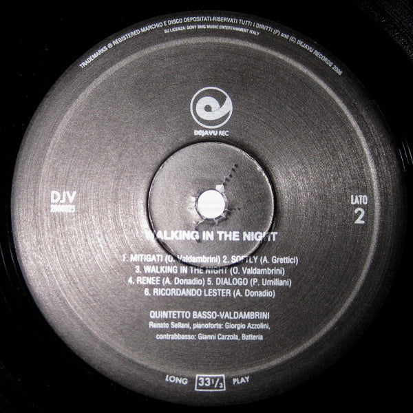 Quintetto Basso-Valdambrini - Walking In The Night (Vinyl, LP, Reissue) Very Good (VG) / Very Good (VG)