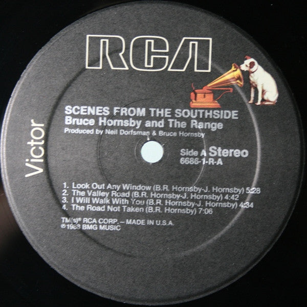 Bruce Hornsby And The Range - Scenes From The Southside (Vinyl, LP, Album, Stereo) Very Good Plus (VG+) / Very Good Plus (VG+)