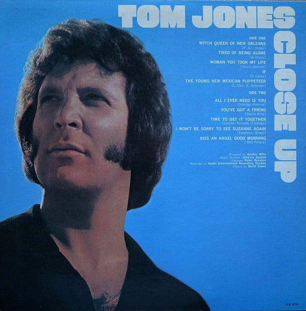 Tom Jones - Close Up (Vinyl, LP, Album, Stereo) Very Good Plus (VG+) / Very Good (VG)