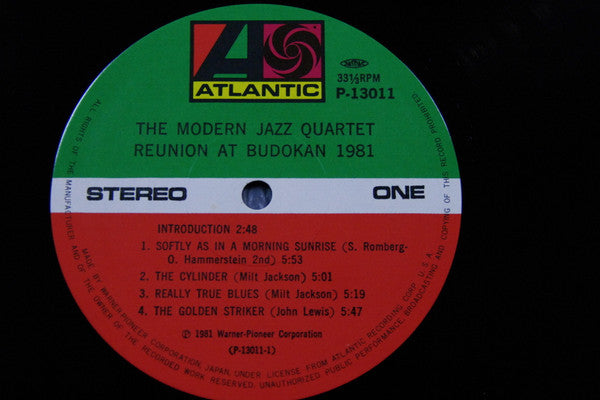 The Modern Jazz Quartet - Reunion At Budokan 1981 (Vinyl, LP, Album) Very Good Plus (VG+) / Very Good Plus (VG+)