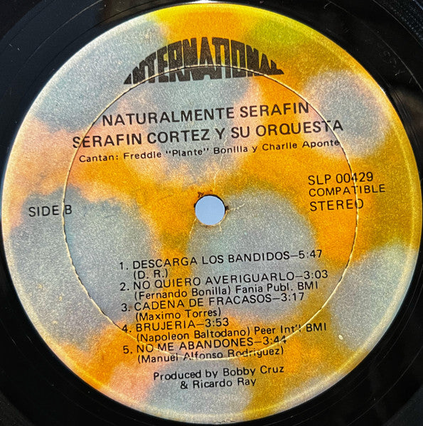 Serafin Cortez Y Su Orquesta - Naturalmente Serafin (Vinyl, LP, Album) Very Good Plus (VG+) / Very Good Plus (VG+)