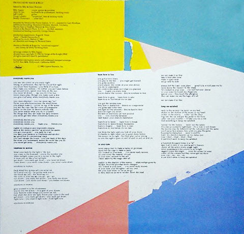 Billy Squier - Emotions In Motion (Vinyl, LP, Album) Near Mint (NM or M-) / Very Good Plus (VG+)