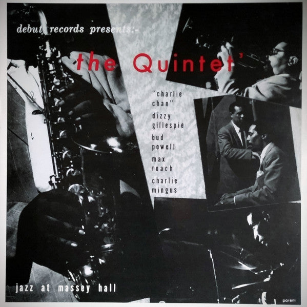 The Quintet - Jazz At Massey Hall (Vinyl, LP, Album, Reissue, Mono) Very Good Plus (VG+) / Very Good (VG)