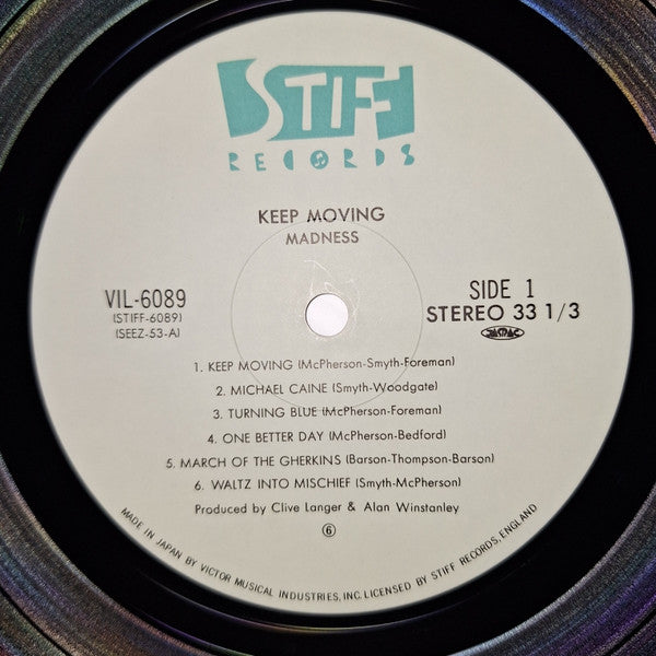 Madness - Keep Moving (Vinyl, LP, Album) Very Good Plus (VG+) / Very Good (VG)