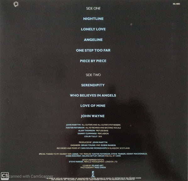 John Martyn - Piece By Piece (Vinyl, LP, Album) Very Good (VG) / Good Plus (G+)