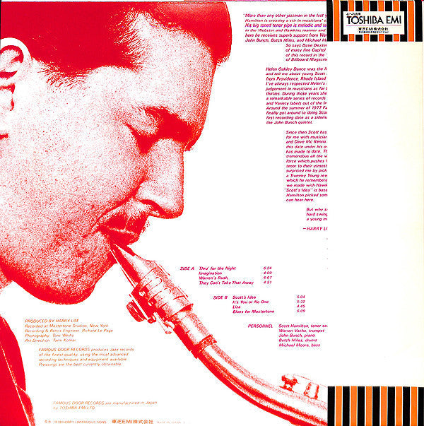 The Scott Hamilton Quintet - Swinging Young Scott (Vinyl, LP, Album, Stereo) Near Mint (NM or M-) / Very Good Plus (VG+)
