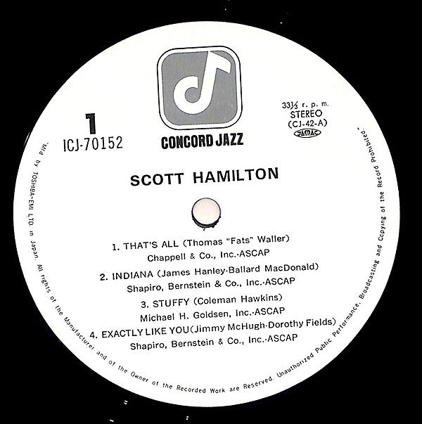 Scott Hamilton - Scott Hamilton Is A Good Wind Who Is Blowing Us No...