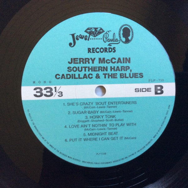 Jerry McCain - Southern Harp, Cadillac & The Blues (Vinyl, LP, Compilation, Mono) Very Good Plus (VG+) / Very Good Plus (VG+)