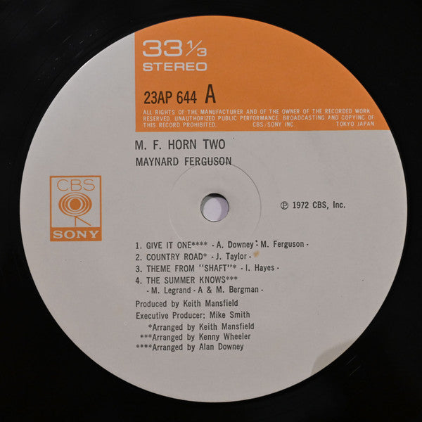 Maynard Ferguson - MF Horn Two (Vinyl, LP, Album, Reissue) Near Mint (NM or M-) / Very Good Plus (VG+)