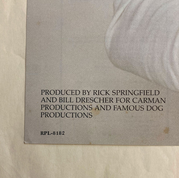 Rick Springfield - Living In Oz (Vinyl, LP, Album) Very Good Plus (VG+) / Very Good Plus (VG+)