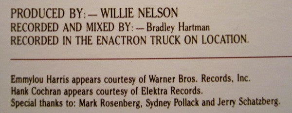 Willie Nelson & Family - Honeysuckle Rose (Music From The Original Soundtrack) (2xVinyl, LP, Album) Very Good (VG) / Very Good (VG)