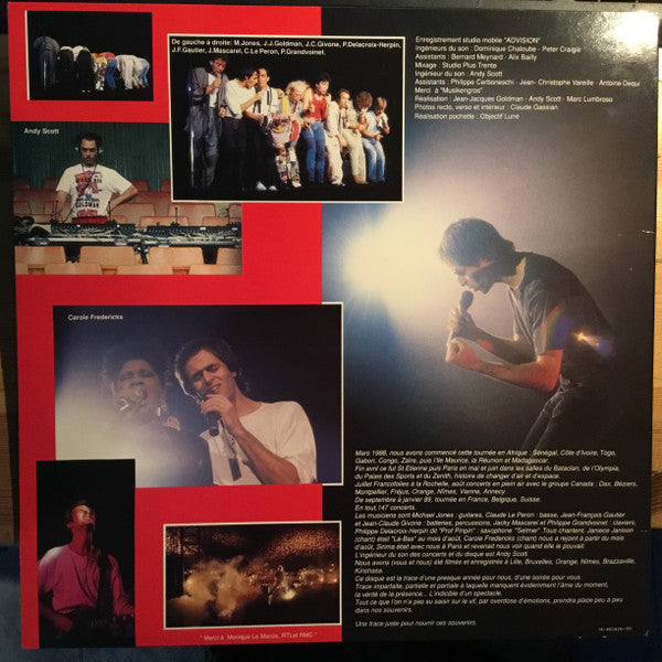Jean-Jacques Goldman - Traces (2xVinyl, LP, Album) Very Good Plus (VG+) / Very Good (VG)