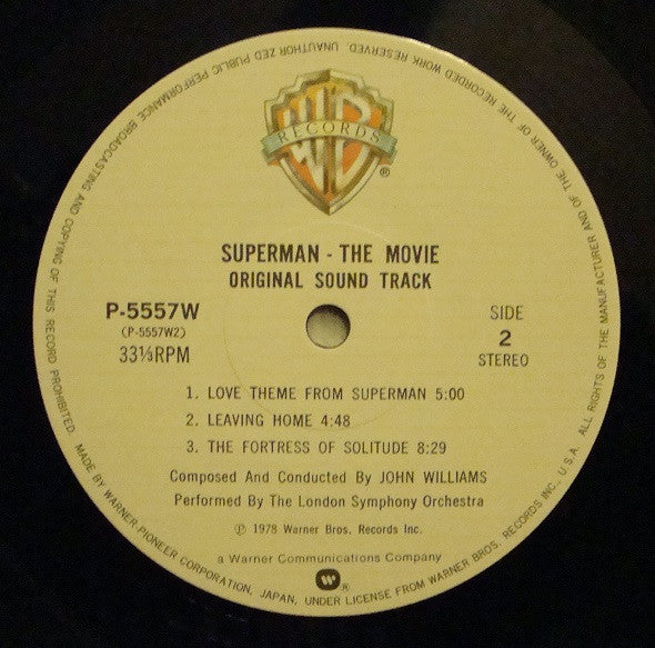 John Williams (4) - Superman: The Movie (Original Sound Track) (Vin...