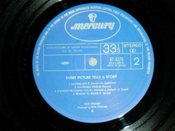 Rod Stewart - Every Picture Tells A Story (Vinyl, LP, Album, Reissue, Stereo) Very Good Plus (VG+) / Very Good Plus (VG+)