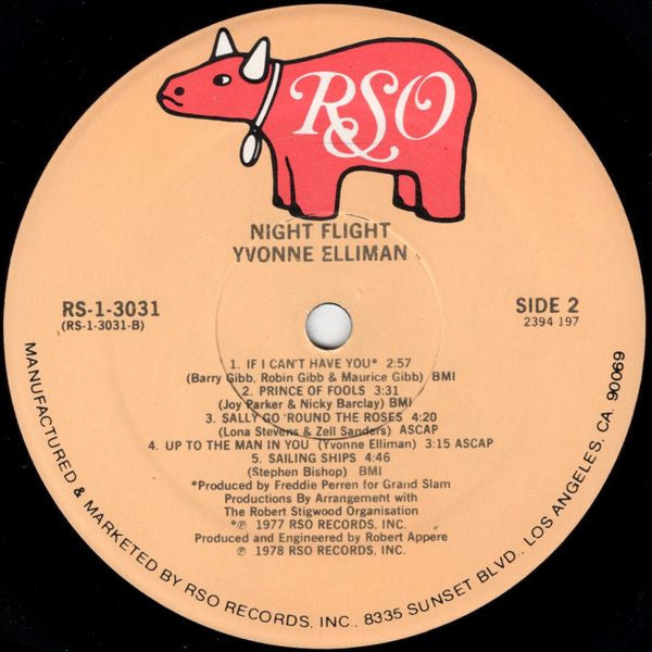 Yvonne Elliman - Night Flight (Vinyl, LP, Album)