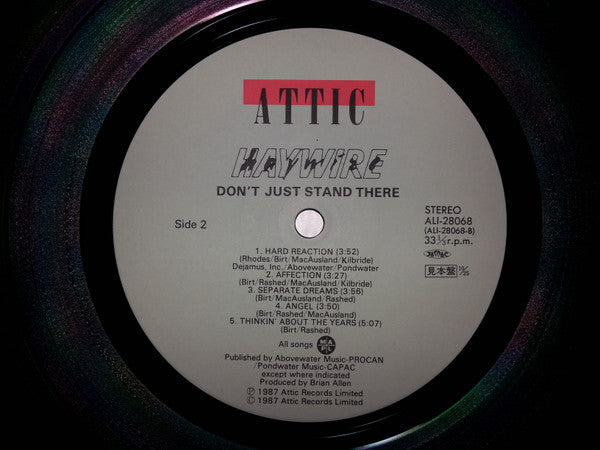 Haywire (2) - Don't Just Stand There (Vinyl, LP, Album, Promo) Near Mint (NM or M-) / Very Good Plus (VG+)