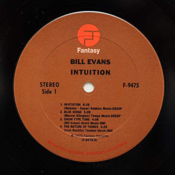 Bill Evans - Intuition (Vinyl, LP, Album)