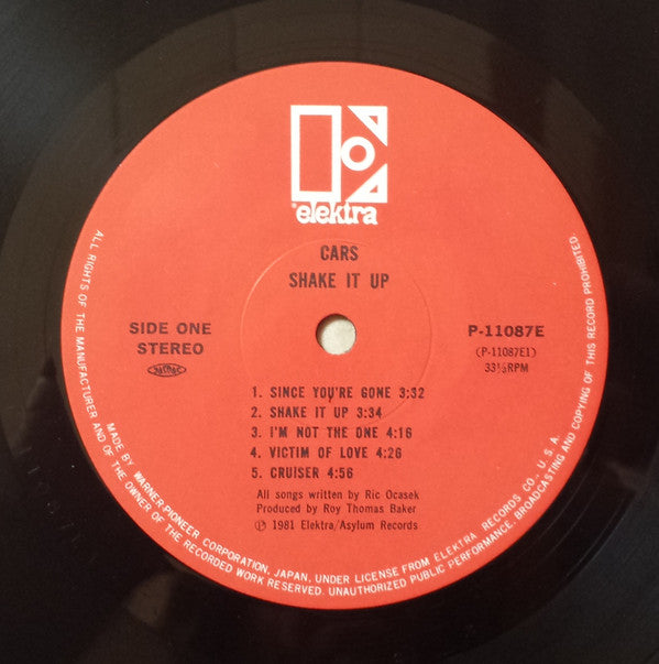 The Cars - Shake It Up (Vinyl, LP, Album, Stereo)