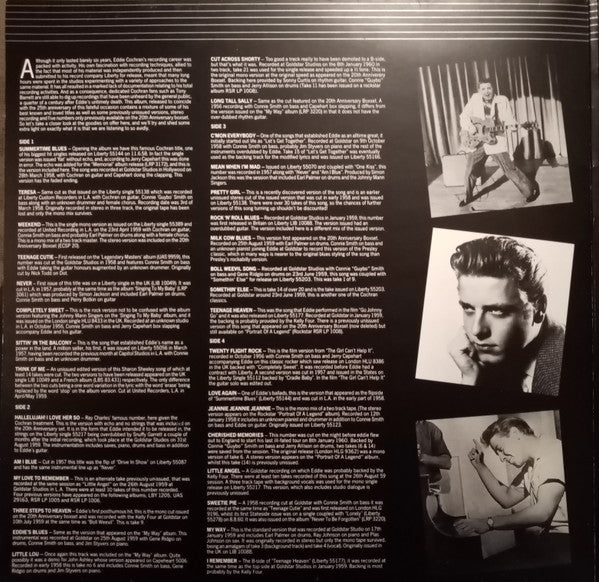 Eddie Cochran - The 25th Anniversary Album (2xVinyl, LP, Compilation) Good Plus (G+) / Very Good Plus (VG+)
