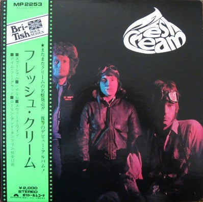 Cream (2) - Fresh Cream (Vinyl, LP, Album, Reissue, Stereo) Very Good Plus (VG+) / Good Plus (G+)