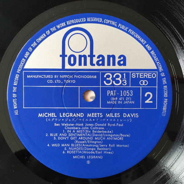 Michel Legrand - Michel Legrand Meets Miles Davis (Vinyl, LP, Album...