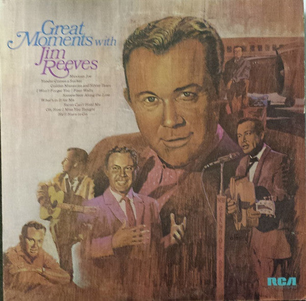 Jim Reeves - Great Moments With Jim Reeves (Vinyl, LP, Compilation) Very Good Plus (VG+) / Very Good Plus (VG+)