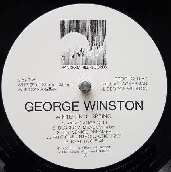 George Winston - Winter Into Spring (Vinyl, LP, Album) Very Good Plus (VG+) / Very Good Plus (VG+)