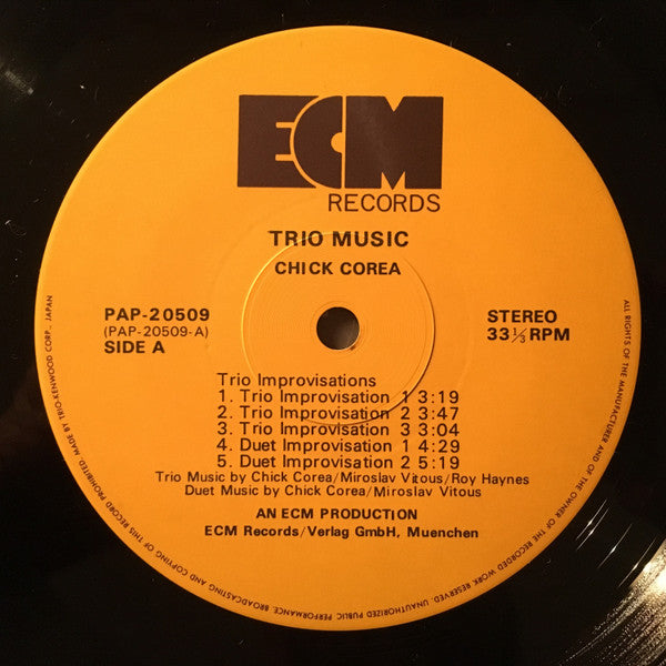 Chick Corea - Trio Music (Vinyl, LP, Album)