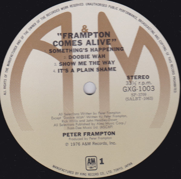 Peter Frampton - Frampton Comes Alive! (Vinyl, LP, Album)
