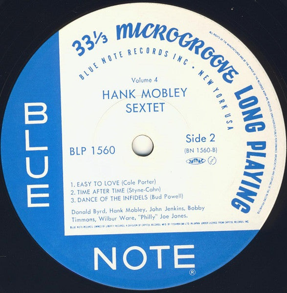 Hank Mobley Sextet - Hank (Vinyl, LP, Album, Reissue, Repress, Mono) Near Mint (NM or M-) / Very Good Plus (VG+)