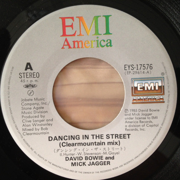 David Bowie - Dancing In The Street (Vinyl, 7", 45 RPM, Single) Very Good Plus (VG+) / Very Good Plus (VG+)