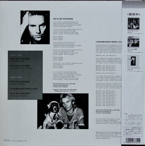 Sting - We'll Be Together (Vinyl, 12") Very Good (VG) / Very Good (VG)