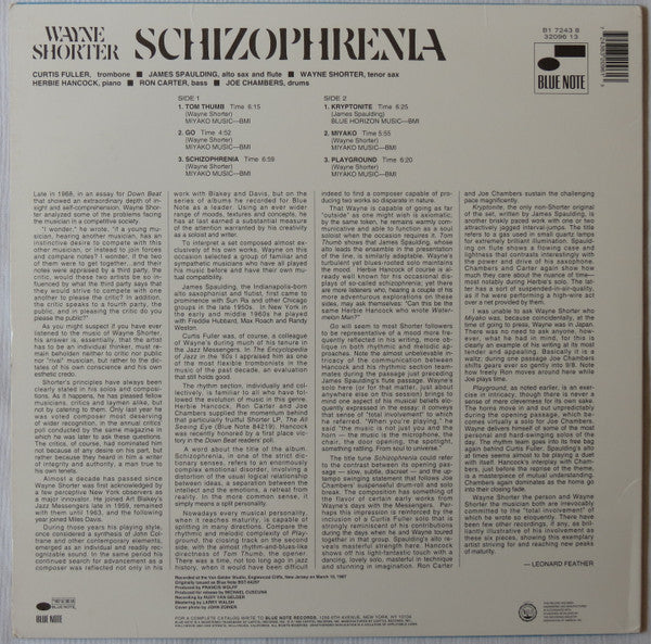 Wayne Shorter - Schizophrenia (Vinyl, LP, Album, Reissue, Limited E...