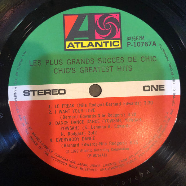 Chic - Les Plus Grands Succes De Chic = Chic's Greatest Hits (Vinyl...