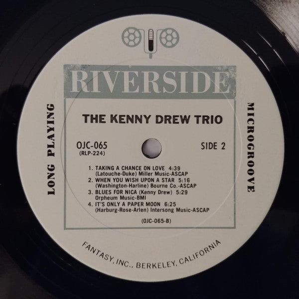 The Kenny Drew Trio - Kenny Drew Trio (Vinyl, LP, Album, Reissue, Mono) Very Good (VG) / Good Plus (G+)