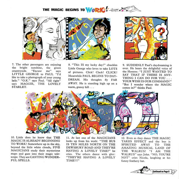 The Beatles - Magical Mystery Tour = マジカル・ミステリー・ツアー (Vinyl, LP, Album, Reissue, Stereo) Very Good (VG) / Very Good Plus (VG+)