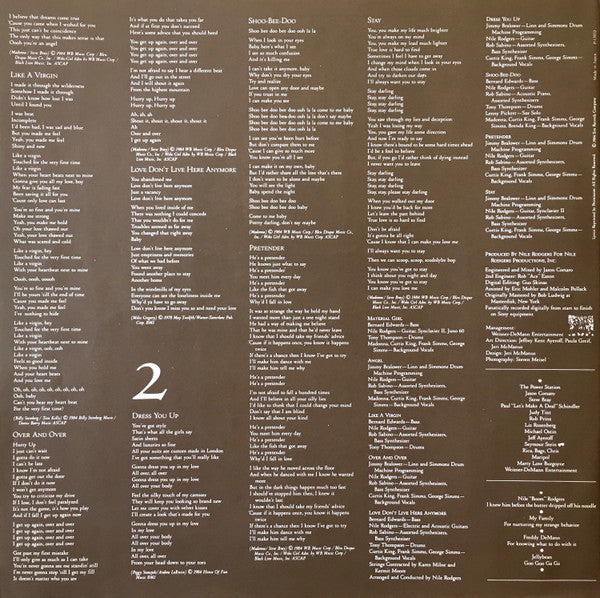 Madonna - Like A Virgin (Vinyl, LP, Album, Promo, Stereo)