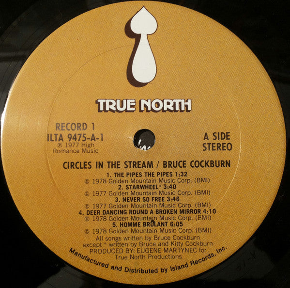 Bruce Cockburn - Circles In The Stream (2xVinyl, LP, Album, Stereo) Good Plus (G+) / Good (G)