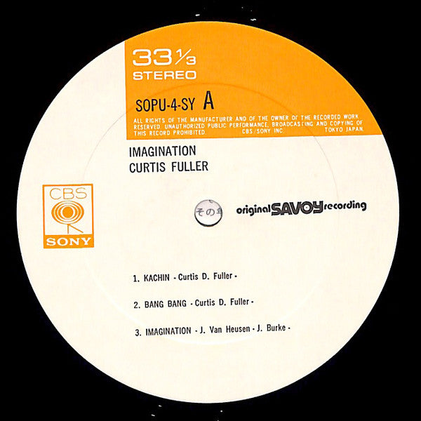 The Curtis Fuller Sextet - Imagination (Vinyl, LP, Album, Reissue, ...