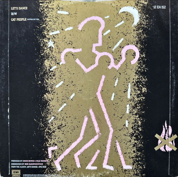 David Bowie - Let's Dance (Vinyl, 12", 45 RPM, Single) Good Plus (G+) / Good Plus (G+)