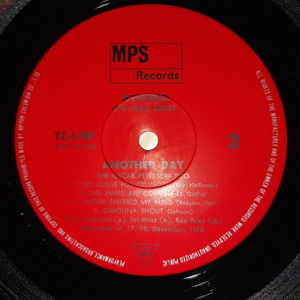 The Oscar Peterson Trio - Another Day (Vinyl, LP, Album, Reissue) Very Good (VG) / Very Good (VG)
