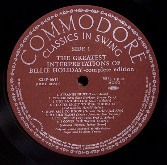 Billie Holiday - The Greatest Interpretations Of Billie Holiday - C...
